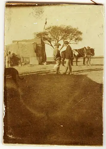 Fotografie,Deutsche Kolonie,Süd-West-Afrika,Kolonialtruppen1904/6,Originalfoto