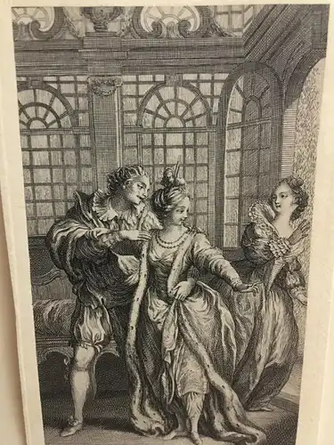 Kupferstich,Illustration n. Charles Eisen zu Tales & Novels,Jean de La Fontaine