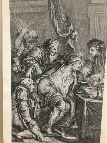 Kupferstich,Illustration n. Charles Eisen zu Tales & Novels,Jean de La Fontaine