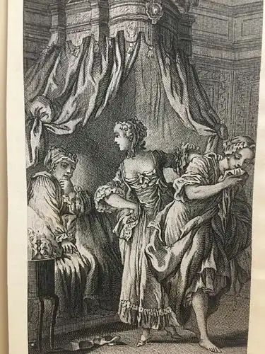 Kupferstich,Illustration n. Charles Eisen zu Tales & Novels,Jean de La Fontaine