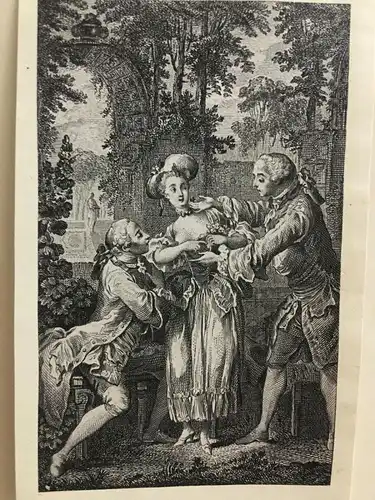 Kupferstich,Illustration n. Charles Eisen zu Tales & Novels,Jean de La Fontaine