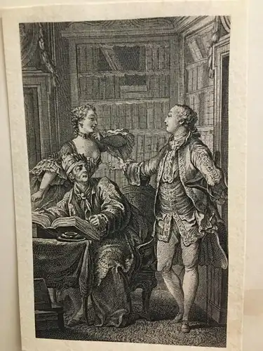 Kupferstich,Illustration n. Charles Eisen zu Tales & Novels,Jean de La Fontaine