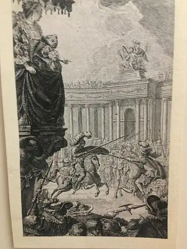 Kupferstich,Illustration n. Charles Eisen zu Tales & Novels,Jean de La Fontaine