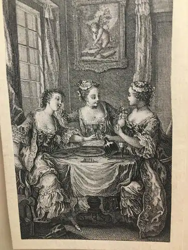 Kupferstich,Illustration n. Charles Eisen zu Tales & Novels,Jean de La Fontaine