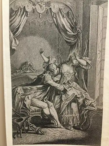 Kupferstich,Illustration n. Charles Eisen zu Tales & Novels,Jean de La Fontaine