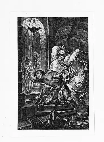 Kupferstich,Illustration n. Charles Eisen zu Tales & Novels,Jean de La Fontaine