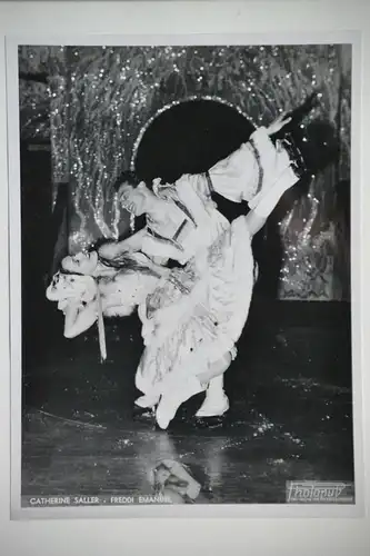 Fotografie, Eiskunstlauf, Icecapades, Käthe Saller, Fred Emanuel, etwa 1950