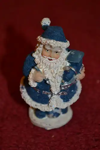 Weihnachten, Nikolaus, Kunststoff, handbemalt, ca. 8 cm