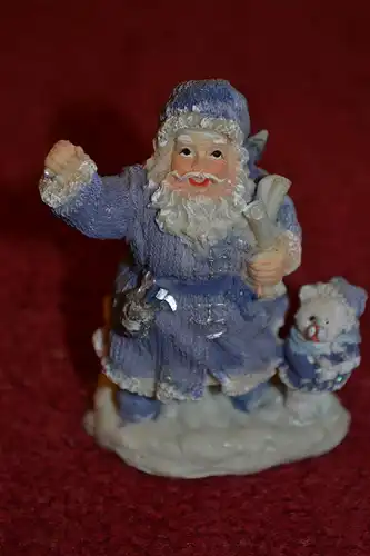 Weihnachten, Nikolaus, Kunststoff, handbemalt, ca. 8 cm