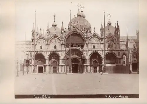 Fotografie, Paolo Salviati, Venezia, Chiesa S. Marco, ca 1870