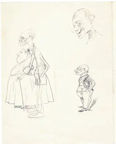 Bleistiftzeichnungen,Ludwig Scheuermann,1892