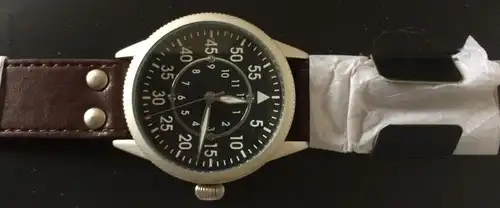 Mechanische Herren-Armbanduhr „PILOT WATCH“ von ATLAS in Original-Box, neu