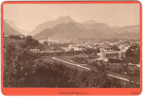 2 alte Original-Photographien von Berchtesgaden und Reichenhall