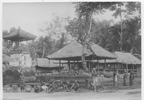 Fotografie,Versammlungshaus,1904,Bale Bandjar, Indonesien