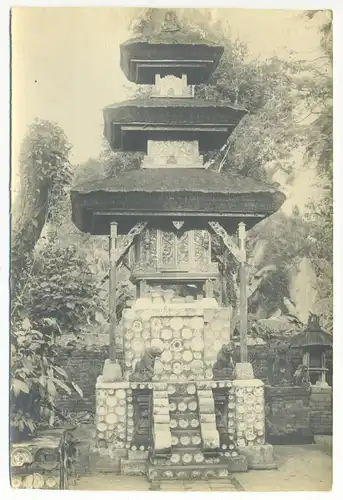 Originalfotografie, Tempel Powa Satria-Dupasen,Java,1907