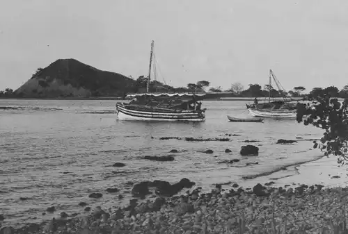 Originalfotografie,Fischerboote,Bali od.Java,1907