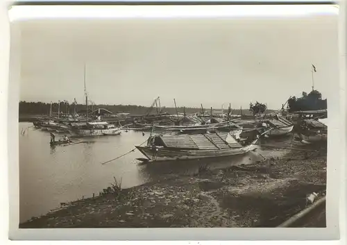 Originalfotografie,Hafen,Java,1907