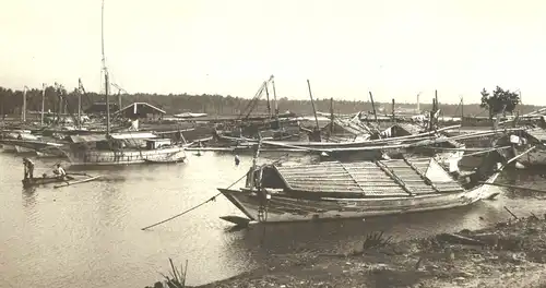 Originalfotografie,Hafen,Java,1907