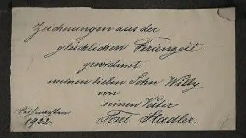 Bleistiftzeichnung „Nachmittag am Schlachtensee 30.6.22“ von Toni Stadler