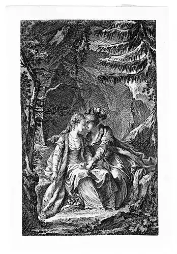 Kupferstich,Illustration n. Charles Eisen zu Tales & Novels,Jean de La Fontaine