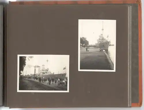 Altes Photoalbum mit 63 Aufnahmen von einem Urlaub am Meer 1920er Jahre