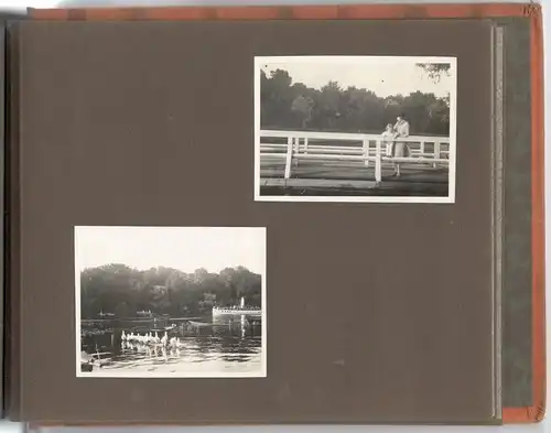 Altes Photoalbum mit 63 Aufnahmen von einem Urlaub am Meer 1920er Jahre