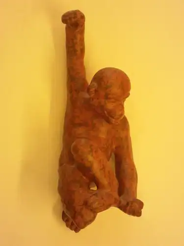 Keramik Affe für String Regal, Kay Bojesen-Ära, etwa 1960