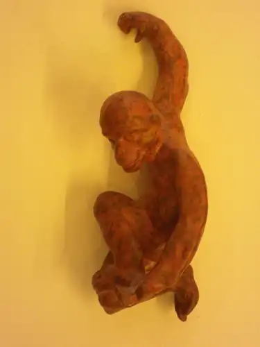 Keramik Affe für String Regal, Kay Bojesen-Ära, etwa 1960