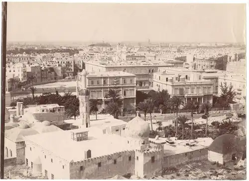 Original-Photographie Gesamtansicht von Alexandria, ca. 1890