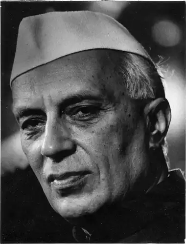 Original-Fotografie,Jawaharlal Nehru,um 1947,erster Ministerpräsident Indiens