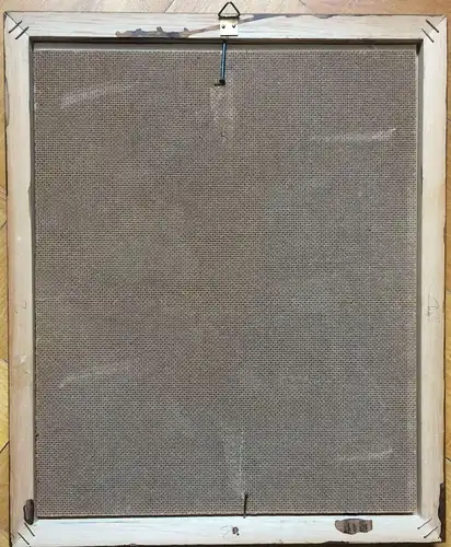 Aquatinta-Radierung wohl Teilansicht der hessischen Stadt Büdingen, 1984, sign.