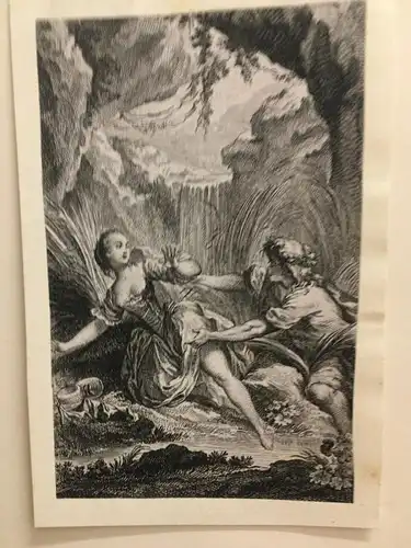 Kupferstich,Illustration n. Charles Eisen zu Tales & Novels,Jean de La Fontaine