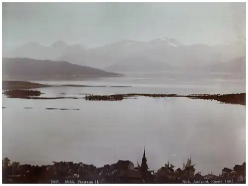 Fotografie,Molde,Norwegen,Panorama,1892,Rich.Andvord,1892