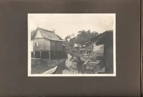 Altes Jugendstil-Photoalbum mit 23 Originalphotographien aus Bali um 1905