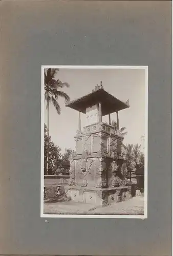 Altes Jugendstil-Photoalbum mit 24 Originalphotographien aus Bali um 1905