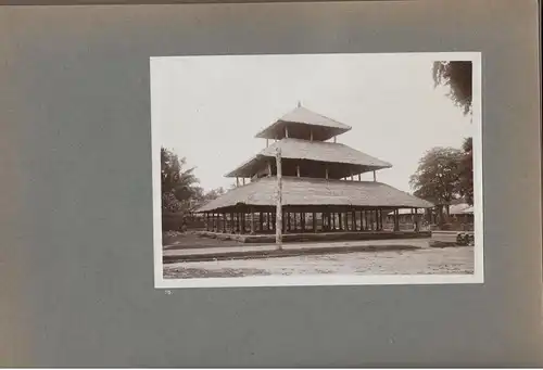 Altes Jugendstil-Photoalbum mit 24 Originalphotographien aus Bali um 1905