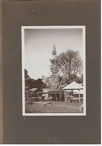 Altes Jugendstil-Photoalbum mit 24 Originalphotographien aus Bali um 1905