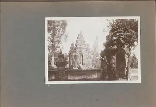 Altes Jugendstil-Photoalbum mit 24 Originalphotographien aus Bali um 1905