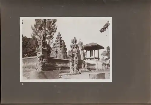 Altes Jugendstil-Photoalbum mit 24 Originalphotographien aus Bali um 1905