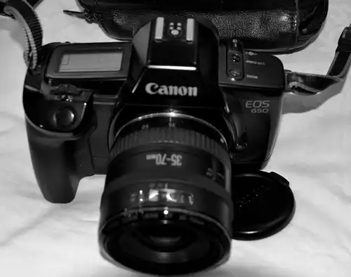 Spiegelreflex-Kamera, Canon EOS 650,Canon Zoom Lens  EF 35-70 mm