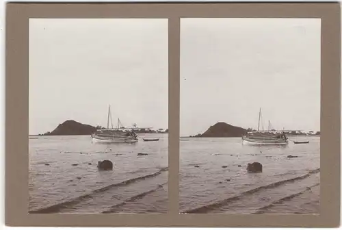 Original-3D/Stereophotographie Bali, Gunung, Goendoel, 1913