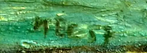Ölbild auf Leinwand, Tegernsee,Rottach Egern. Muss restauriert werden