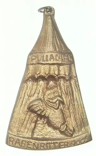Pullacher RABENRITTER - Faschingsorden 2002 aus Bronzeguss