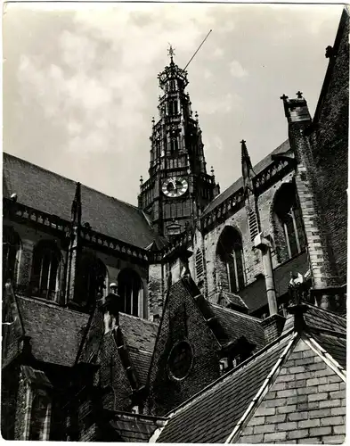 Original-Photographie von Gert Mähler „St. Bavo - oder Grote Kerk in Haarlem“