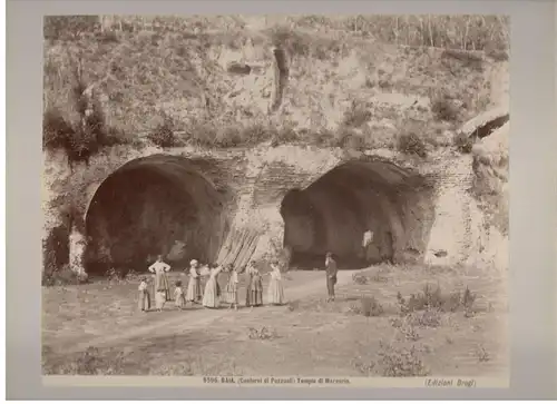 Photographie Baia bei Pozzuoli – Tempel des Merkur, ca. 1880
