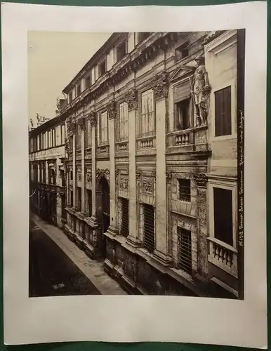 Photographie Vicenza – Palazzo Valmarana, ca. 1875