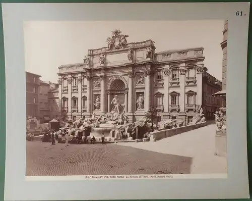 Photographie Rom – La Fontana di Trevi, ca. 1890