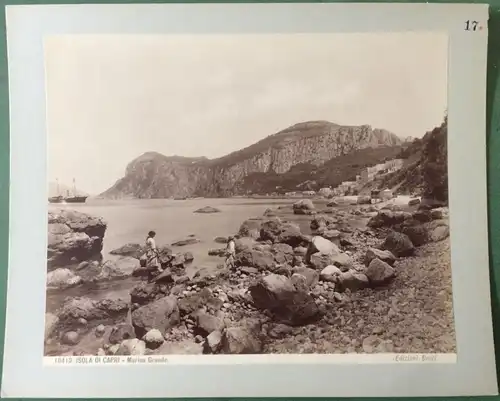 Photographie Insel Capri - Marina Grande, ca. 1890