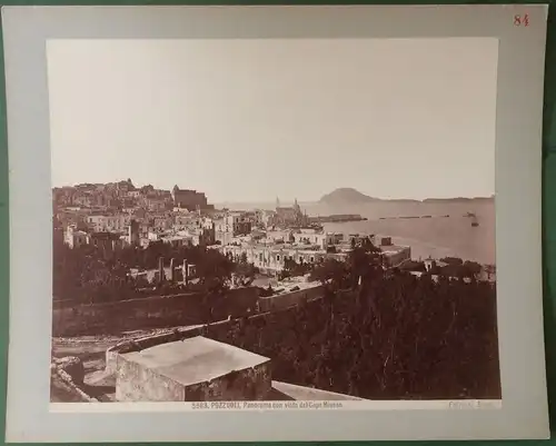 Photographie Panorama von Pozzuoli mit Blick auf Miseno, ca. 1890