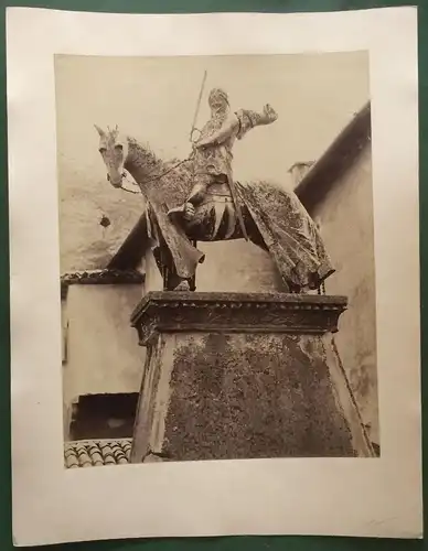 Photographie Grabmal des Cangrande I. della Scala in Verona, ca. 1890